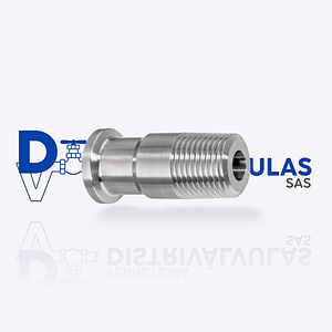 Distriválvulas acc tipo alimento (10) ACOPLE INOX ROSCADO CLAMP